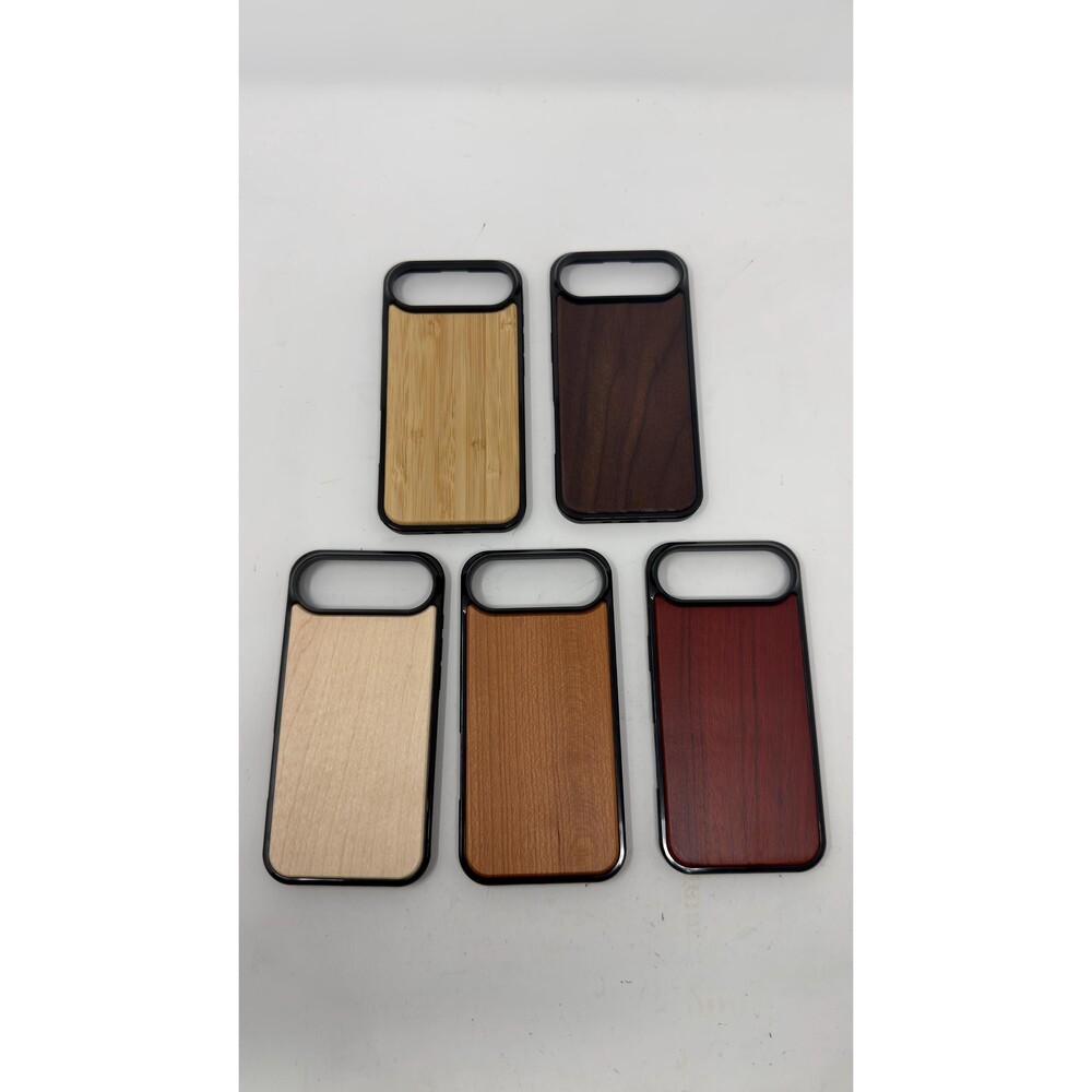 Custom Laser Engraved Wood Backing Phone Case For The Iphone 17 Air
